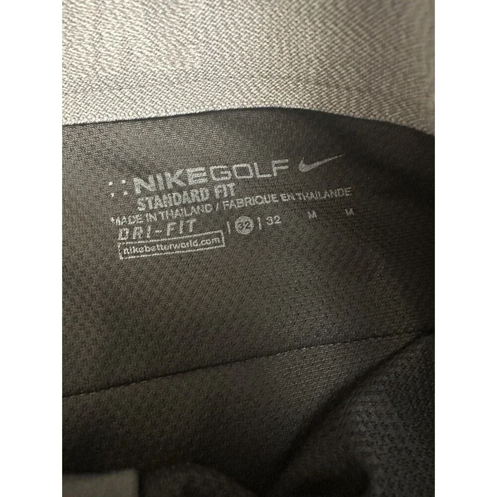 Nike Golf Performance Dri Fit Flat Front Chino Stretch Mens Shorts 32 Gray 10 In
